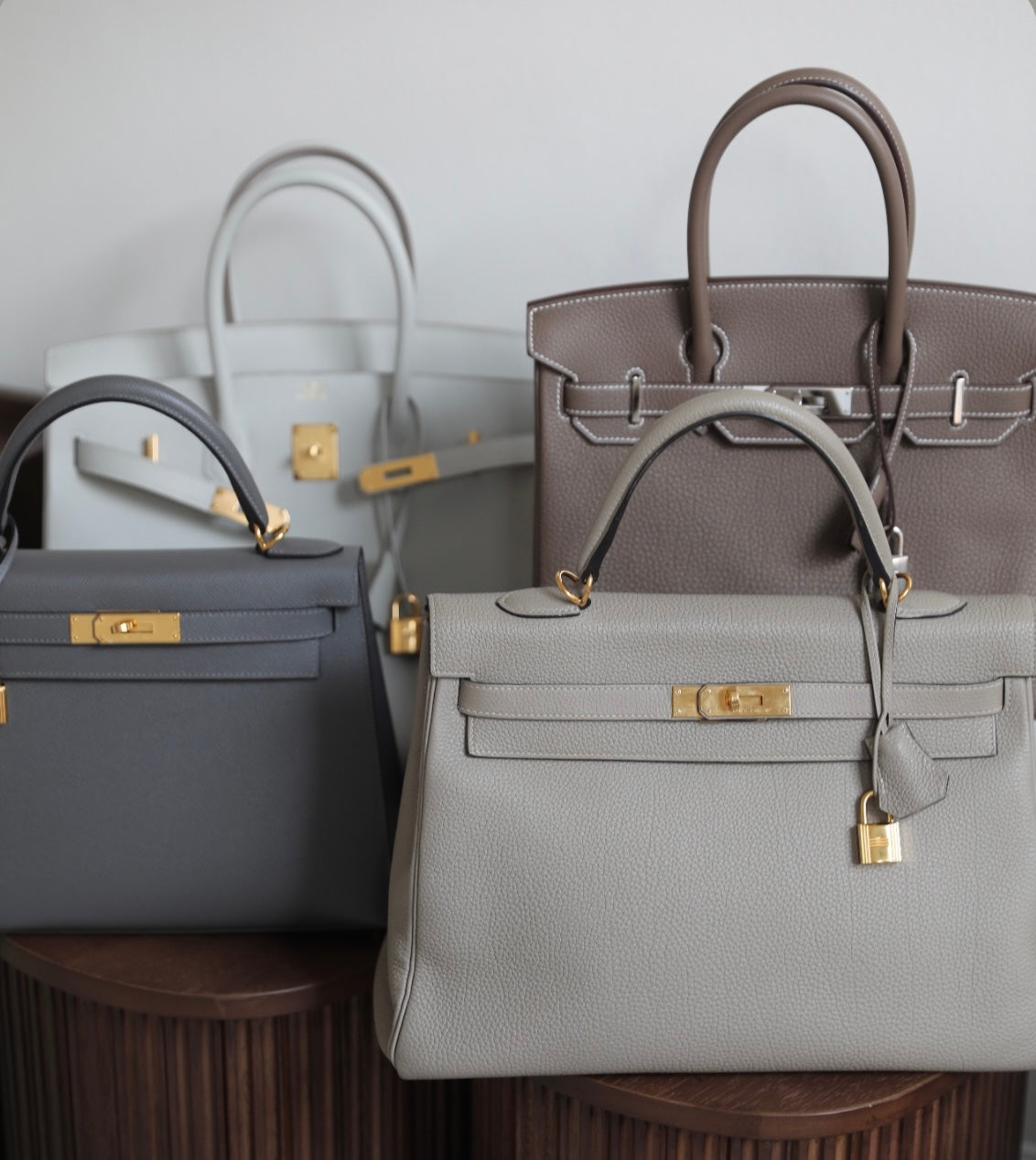 Hermes Kelly Sellier, Kelly Retourne or Birkin? Hermes Review and Handbag  Collection Comparison. 