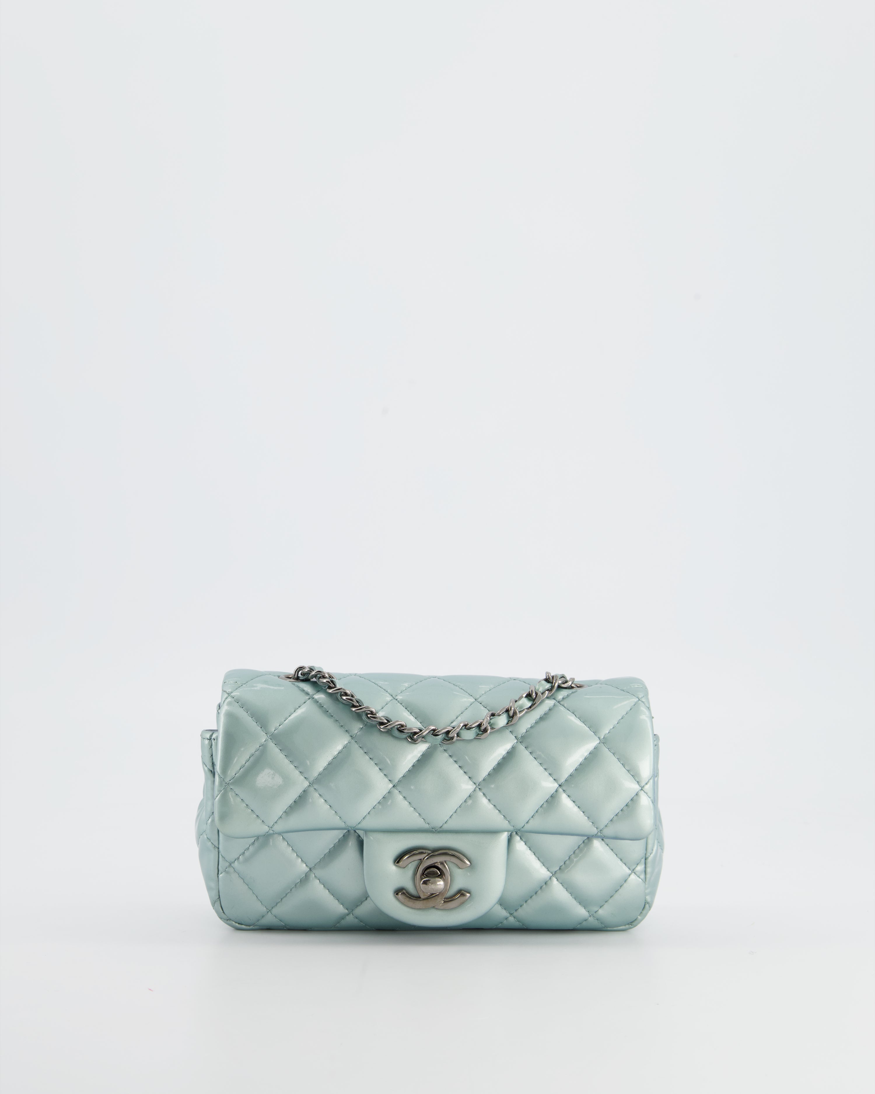 Chanel Patent Leather Classic Flap Bag Deep Sky Blue – RELUXE1ST