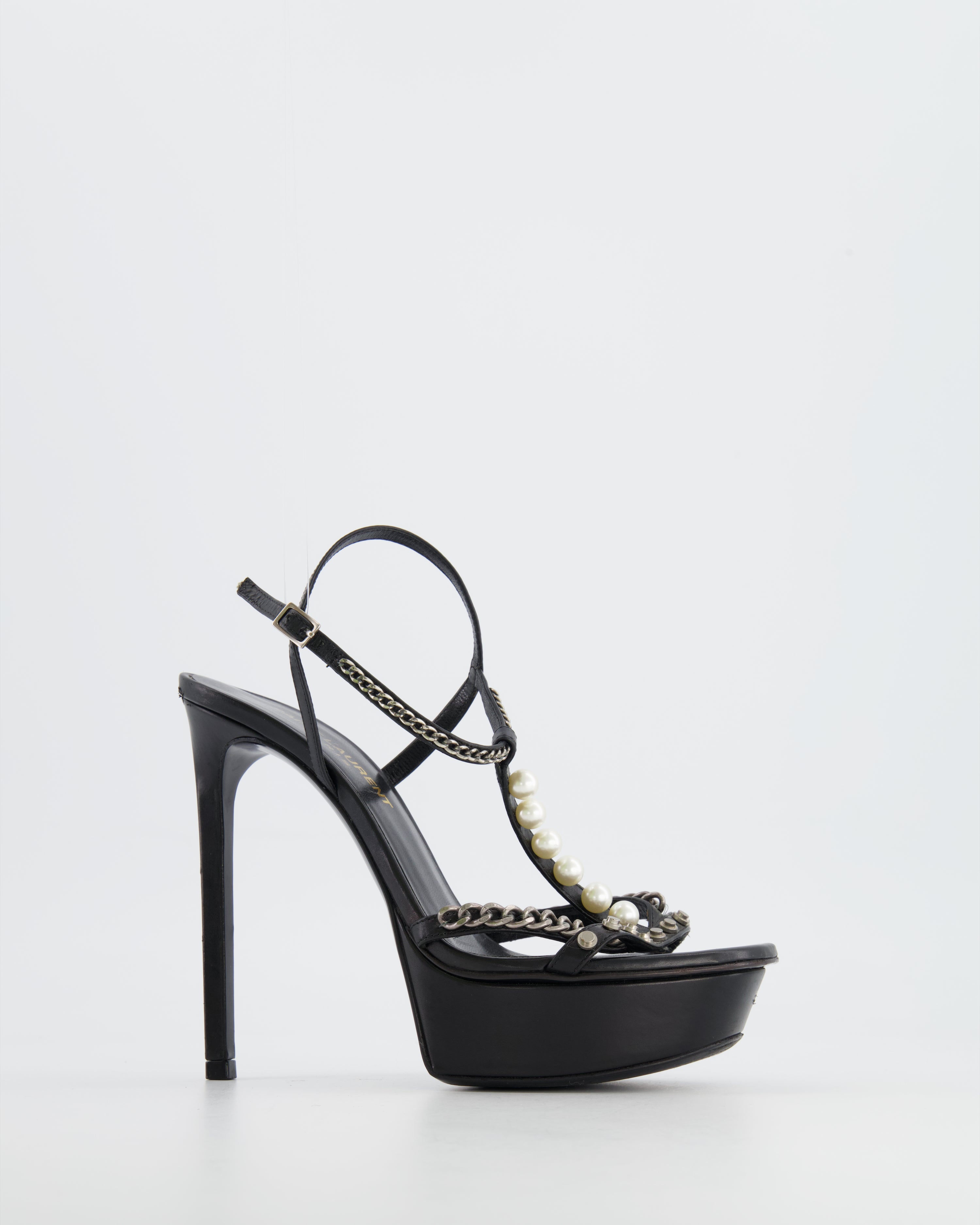 Saint laurent clearance sandals black