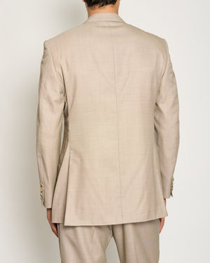 Richard James Light Beige Jacket and Trouser Suit Size 44R & 38R