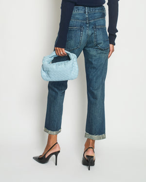 Christian Dior Blue Mid-Rise Large Boyfriend Jeans with Logo Detail Size FR 32 (UK 4) RRP £1,150