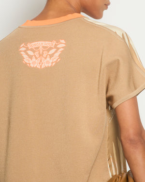 Hermès Beige Jungle of Love Silk T-Shirt Size 38 (UK 10)