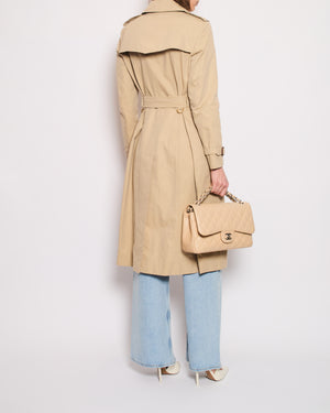 Burberry Beige "The Chelsea" Double Breasted Trench Coat Size IT 42 (UK 10)