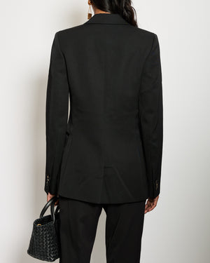 Bottega Veneta Black Wool Blazer IT 38 (UK 6)