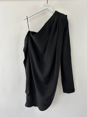 Gauge81 Toho Asymmetric Silk Top in Black FR 36 (UK 8)