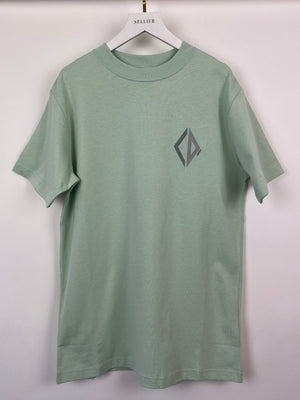 Christian Dior Menswear Mint "CD Diamond Logo" T-Shirt Size XXS (UK 32)