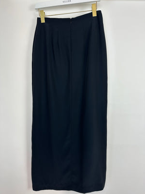 Viktoria & Woods Black Bellagio Long Skirt Size 1 (UK 8)