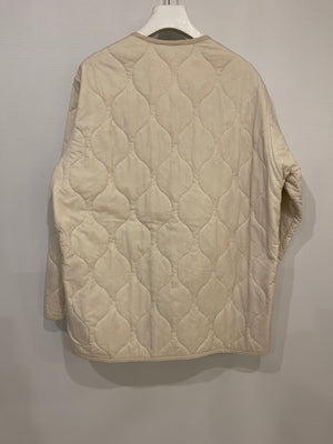 Ienki Ienki Cream Padded Lightweight Jacket Size S (UK 8) RRP £1,050