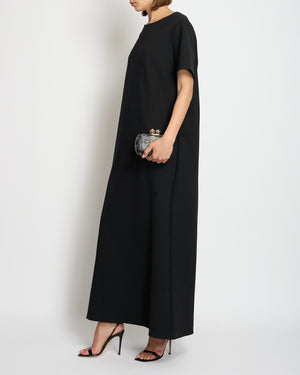 The Row Black Round-Neck Maxi Dress with Size XS (UK 6-8)