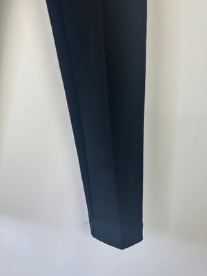 Balenciaga Black Leggings With Zip Pockets and Elasticated Logo Waistband Size FR 34 (UK 6)