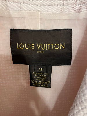 Wool suit jacket Louis Vuitton Pink size 38 IT in Wool - 32668589