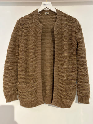 Chanel Brown Round Neck Knitted Cardigan FR 38 (UK 10)