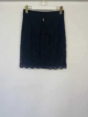 Dolce & Gabbana Black Lace Mini Skirt Size IT 40 (UK 8)