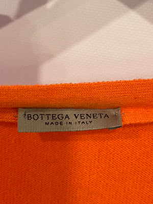 Bottega Veneta Orange Cashmere Cardigan Size IT 42 (UK 10)