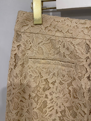 Zimmermann Beige Lace Natura Shirt and Trousers Set Size 2 (UK 10/12) RRP £1,200