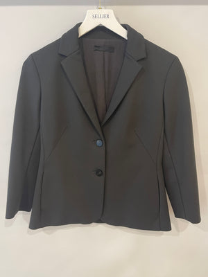 The Row Anthracite Grey Blazer Jacket with Buttons Size S (UK 8)