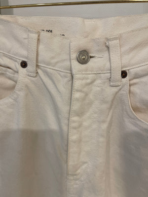 Celine White High-Waist Straight Leg Denim Jeans Size 27 (UK 10)