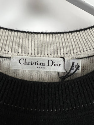 Christian Dior Black J'adore 8 Long Sleeve Jumper Size FR 34 (UK 6)