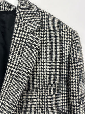 Celine Black & White Menswear Houndstooth Blazer FR 50 (UK 40)