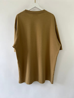 Balenciaga Brown Oversized Logo T-shirt Size S (UK 10)