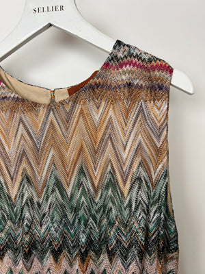 Missoni Multi-Colour Mini Dress and Belted Cardigan Set Size IT 42 (UK 10) and Size IT 38 (UK 6)IEN