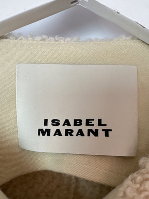 Isabel Marant Beige Gwendalia Sleeveless Gilet Size FR 36 (UK 8)