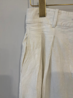 Jenni Kayne White Maxi Linen Skirt Size US 2 (UK 6)