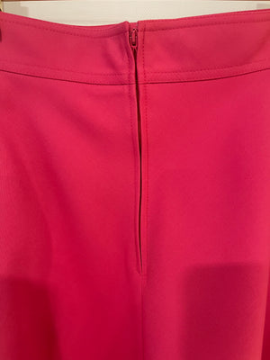 Gucci Hot Pink Silk Short-Sleeve Shirt and Midi Skirt Set Size IT 44 (UK 12)