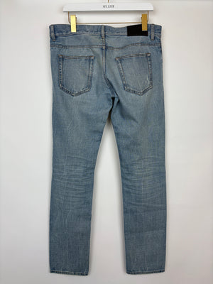 Prada Blue Stone Wash Slim Jeans Size 32