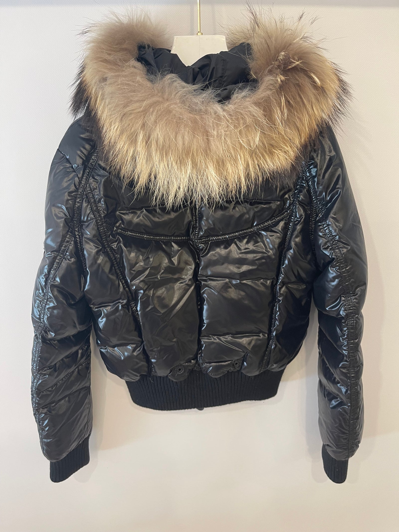 Moncler bomber jacket with fur best sale