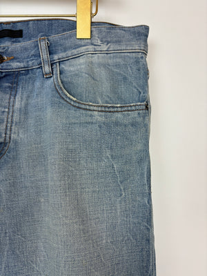 Prada Blue Stone Wash Slim Jeans Size 32