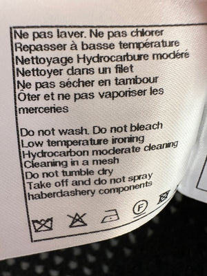 *HOT* Chanel 22C Black Sleeveless Knitted Top with Crystal CC Logo Straps and White Cotton Short Sleeve T-Shirt with Small Crystal Logo Detail Size FR S (UK 8) RRP £3160