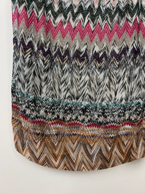 Missoni Multi-Colour Mini Dress and Belted Cardigan Set Size IT 42 (UK 10) and Size IT 38 (UK 6)IEN