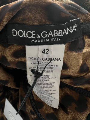 Dolce & Gabbana Metallic Patchwork Dress Size IT 42 (UK 10)