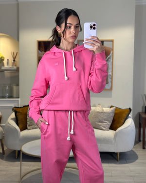 Acne Studios Pink Jumper and Sweatpants Set with Patch Detail Size S (UK 8)