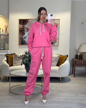 Acne Studios Pink Jumper and Sweatpants Set with Patch Detail Size S (UK 8)