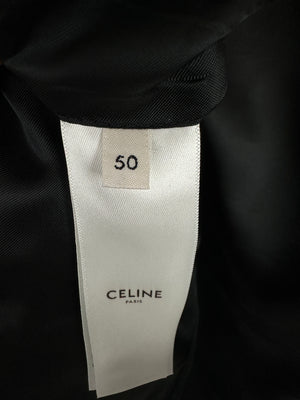 Celine Black & White Menswear Houndstooth Blazer FR 50 (UK 40)