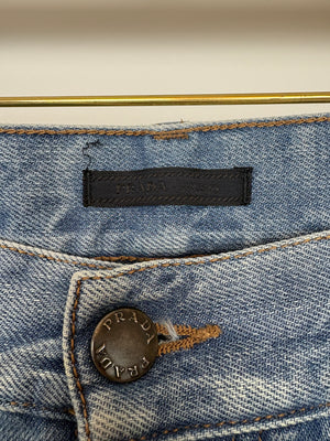 Prada Blue Stone Wash Slim Jeans Size 32