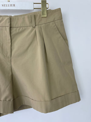 Christian Dior Beige Safari Shorts Size FR 42 (UK 14)