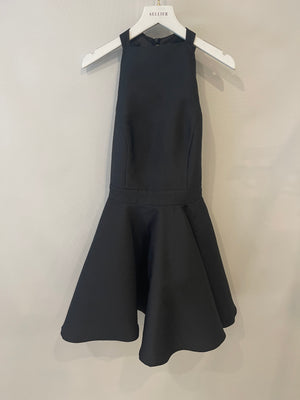 New Arrivals Black Mini Dress with Detachable Bow in the Back FR 36 (UK 8)