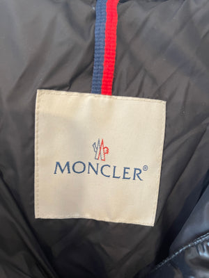 *FIRE PRICE* Moncler Black Puffer Jacket with Fur Collar Size FR 36 (UK 8) RRP £1,500