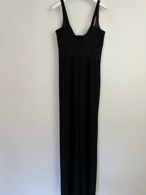 Galvan London Black Sleeveless Jumpsuit FR 36 (UK 8)