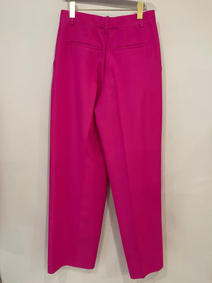 Valentino Hot Pink Blazer Jacket and Matching Trousers Set Size IT 38/42 (UK 6/10)