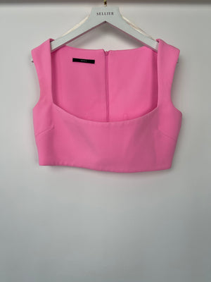 Alex Perry Hot Pink Bra-Let Top  Size UK 10