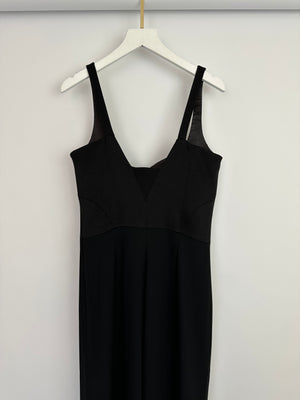 Galvan London Black Sleeveless Jumpsuit FR 36 (UK 8)