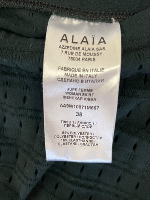 Alaïa Dark Green Swimsuit & Skirt Set Detail FR 38 (UK 10)