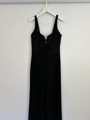 Galvan London Black Sleeveless Jumpsuit FR 36 (UK 8)