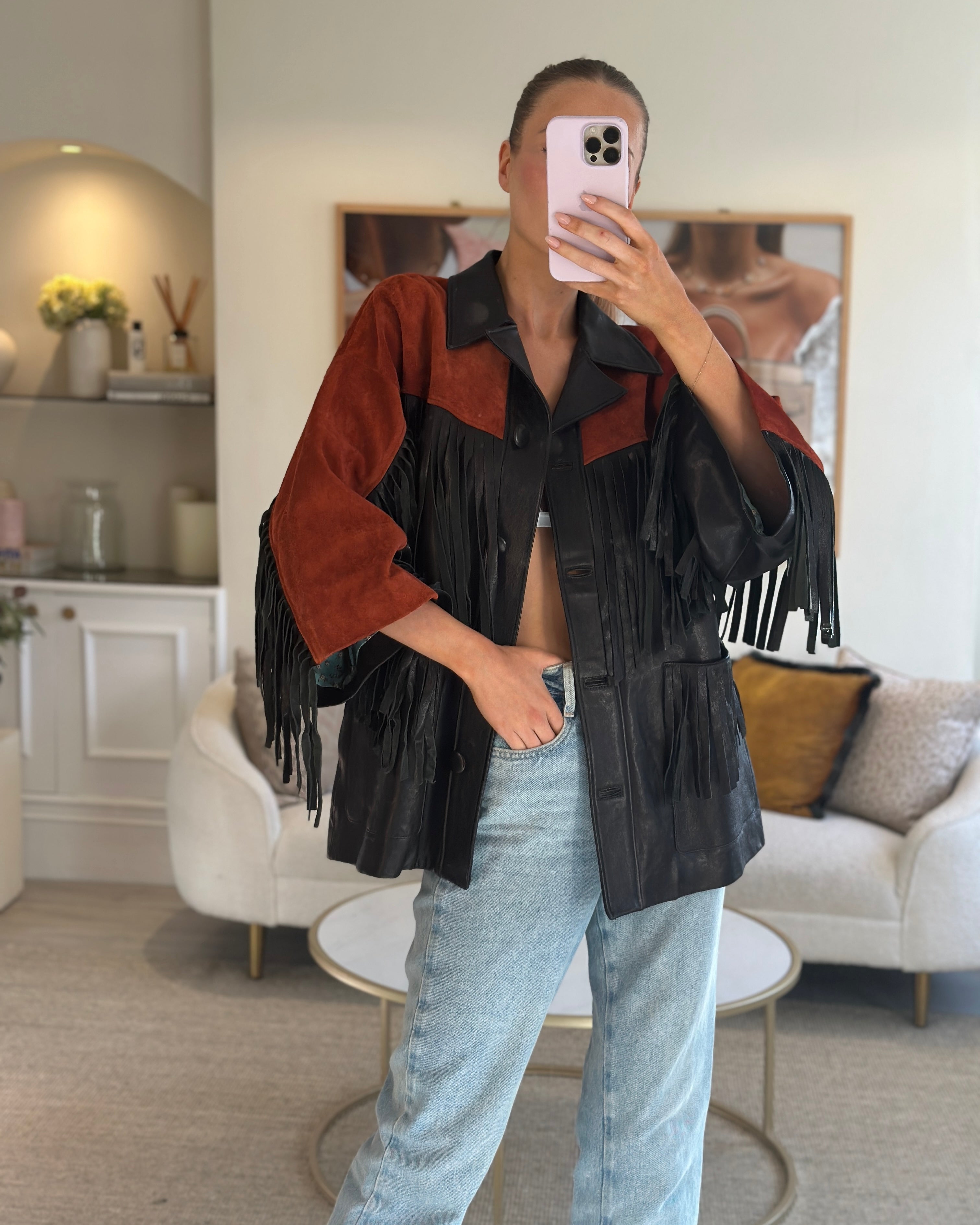 Gucci 2025 fringe jacket