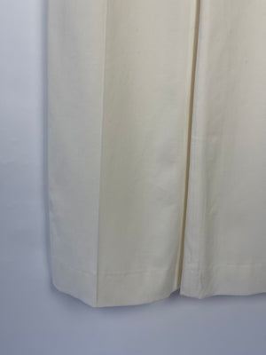 Jacquemus "Le Splash" Cream Long Trousers Size FR 36 (UK 8)