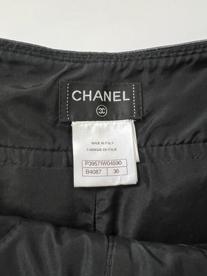 Chanel FW/10 Brown Faux Fur and Leather Shorts Size FR 36 (UK 8)